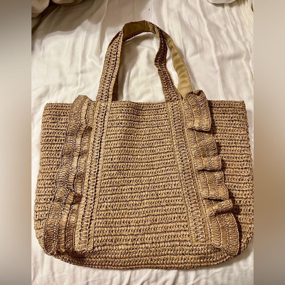 Time and True Natural shoulder bag beach BoHo hippie